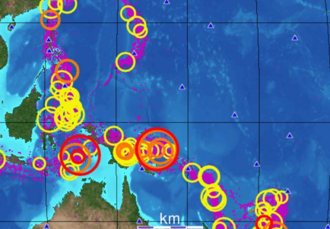 パプアニューギニアでM6.6の地震が発生！東南アジアでM6.4も！太平洋全体で地震連発