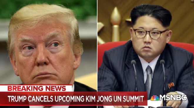 米朝首脳会談の中止、世界に衝撃！原因は北朝鮮の挑発行為！事実上の延期か　「敵意は適切ではない」　