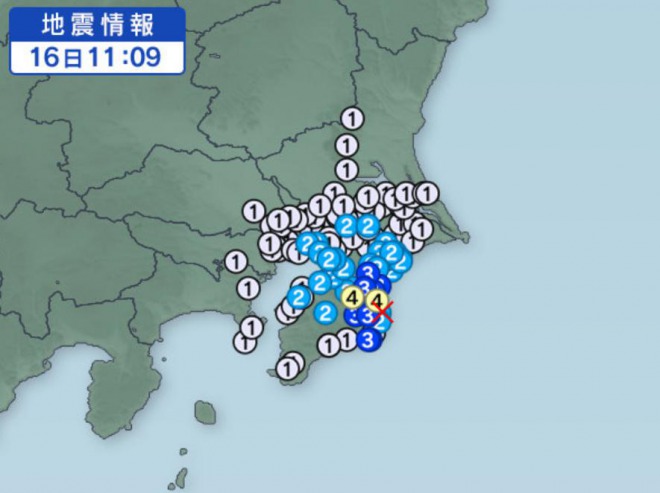 【警戒】千葉県周囲で地震が相次ぐ！南部で有感地震が１０連発以上！スロースリップ現象も継続中！