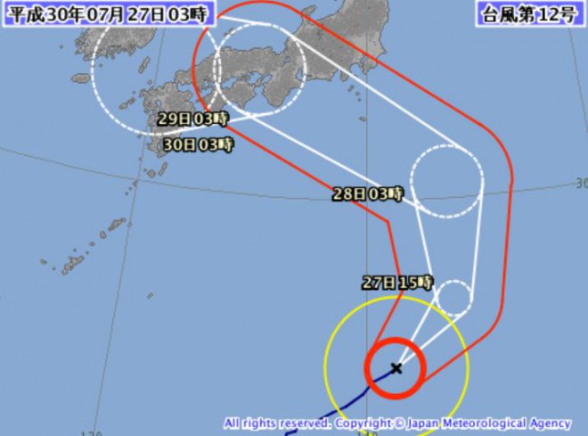 【注意】台風12号、強い勢力で本州上陸へ！西寄りの異例のコース！「普段の台風とは異なる」