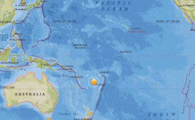 【速報】南太平洋のフィジー諸島でM8.1の巨大地震が発生！日本への津波なし