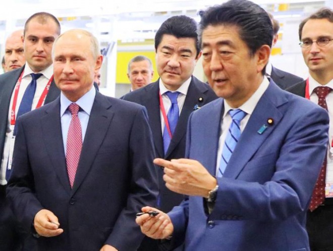 「北方領土問題は直ぐに解決することはない」、日露首脳会談でプーチン大統領がけん制か