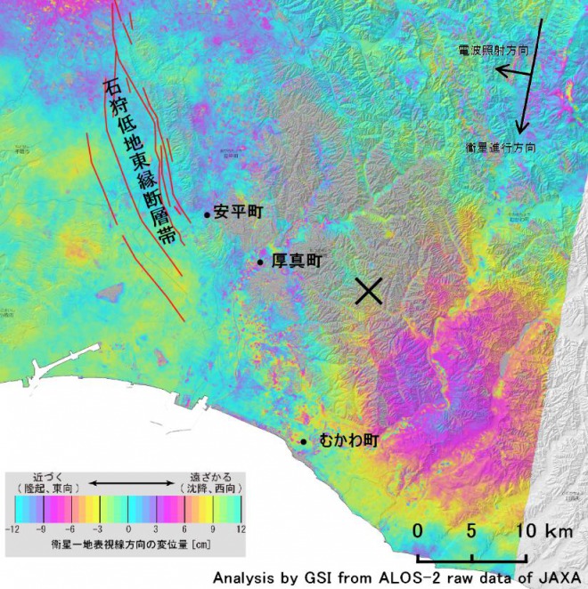 北海道地震、地下岩盤の「スリバー」で発生！陸側プレートの内部で衝突！地表が７センチ隆起も