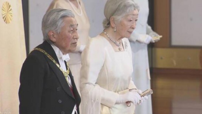 天皇皇后両陛下が平成最後の「新年祝賀の儀」　