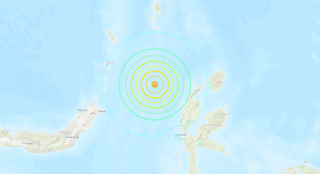 インドネシア近海でＭ7クラスの地震！津波は無し