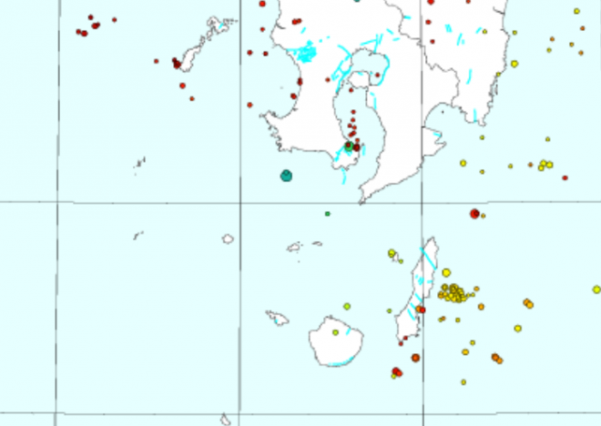 【注意】スーパームーンが地震のトリガーに？奄美大島付近で地震連発！M4.4、M4.6、M4.1、M3.4など　