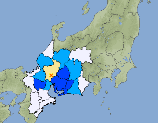 【地震情報】岐阜県美濃中西部の地震、直前に地鳴りも　地元住民から地鳴り報告が相次ぐ！濃尾地震の震源付近か