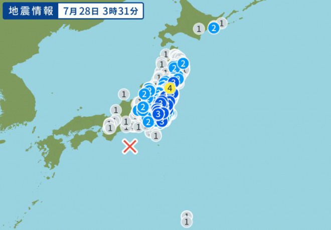 【緊急地震速報】三重県南東沖でM6.5の強い地震が発生！19年の地震では最大規模、東海～東北の広範囲が揺れる！