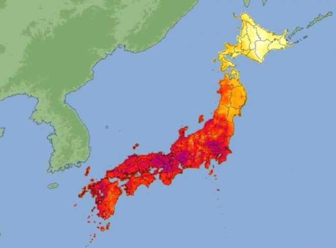 【注意】台風10号が14日頃に西日本接近へ！全国各地で猛暑、京都では最高気温38℃予想に！熱中症も多発