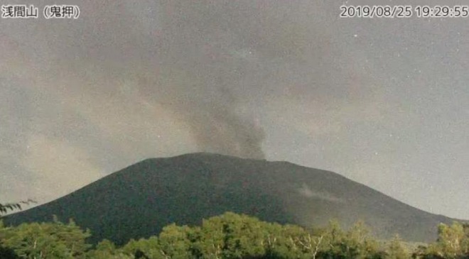 【速報】長野と群馬の県境にある浅間山で噴火！７日の噴火から１８日ぶり、噴火警戒レベル２を継続