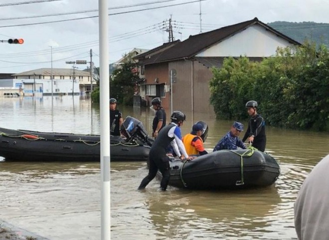 ２９日も九州地方は豪雨継続！最大８７万人に避難指示、自衛隊を災害派遣！市街地や病院、駅、道路なども浸水　