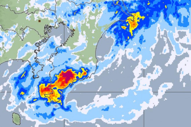 千葉県各地で大雨、館山市や南房総市に一時避難勧告！明日は再び気温が急上昇　水曜日になるとまた雨・・・