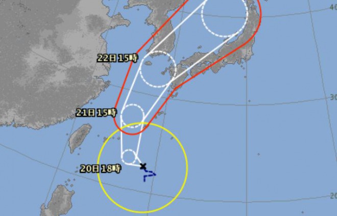 【注意】台風第17号 (ターファー)が発生！西日本直撃コース、土曜日から沖縄に接近へ　千葉も天候悪化か