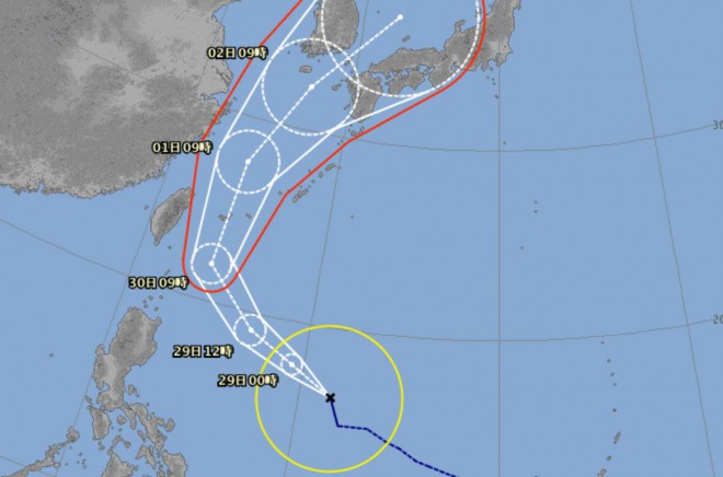【注意】台風18号(ミートク)が発生！30日に沖縄接近、2日には西日本に上陸へ！10月の台風は危険度がアップ？