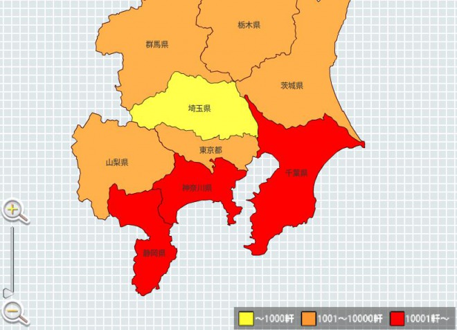 【台風１９号】首都圏の２１万４５００軒で停電！神奈川７万７４００軒、千葉７万軒、静岡４万軒など