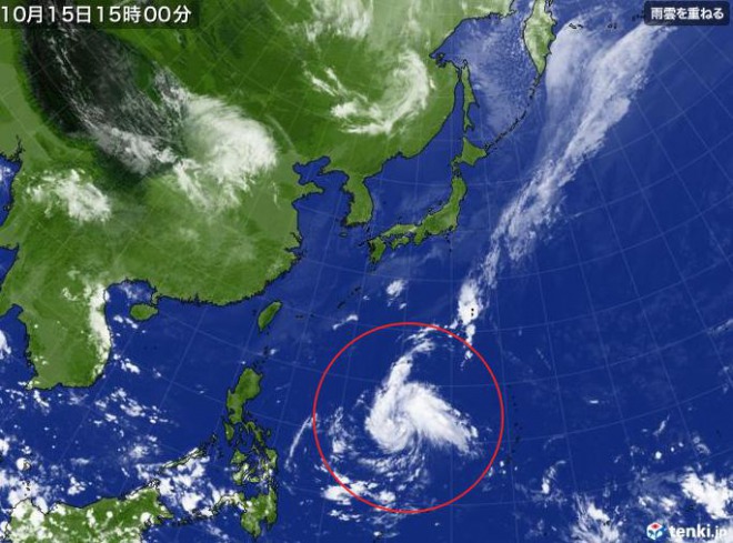 日本の南で新たな熱帯低気圧が発生！沖縄や西日本方面に移動？今後の動向に注意を