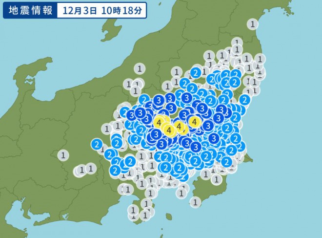 大地震の前兆か？関東地方北部で強い地震が相次ぐ！栃木県北部でM4.7、茨城県北部でもM4.824時間で7連発！