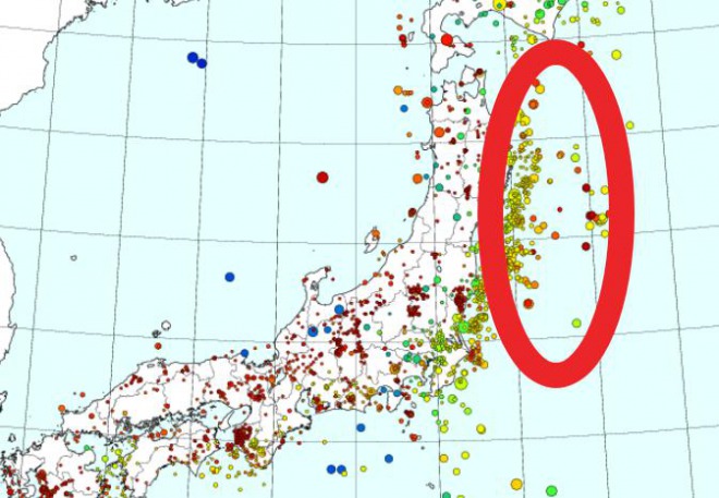青森の震度5弱や茨城の群発地震、遂に東日本大震災の割れ残り地盤が動き出した！？巨大な歪が残るエリア