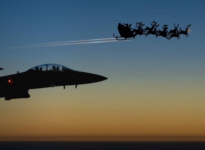 【クリスマス・イブ】今年も開幕、北米航空宇宙防衛司令部（NORAD)のサンタ追跡！公式HPでリアルタイム中継！