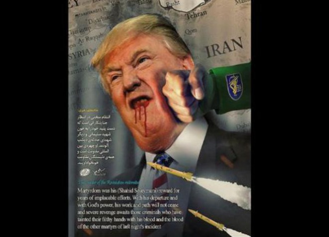 遂にイランの報復攻撃開始か！？アメリカの機関サイトにハッキング、殴られるトランプの画像掲載