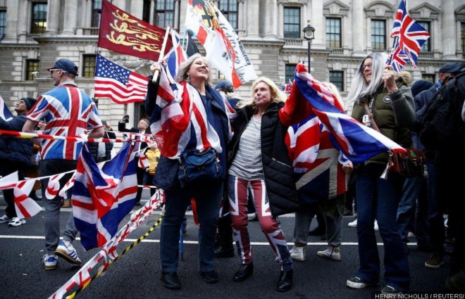 イギリスがEU離脱、歴史的な大イベントにお祭り騒ぎ！独立運動再燃も　ジョンソン首相「新たな時代の夜明け」