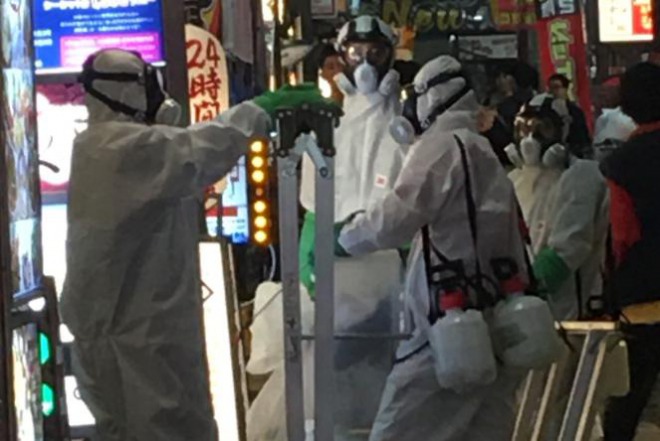 東京・中野駅に防護服の部隊、「何かを消毒」と地元住民　中野区のHPに記載無し　新型コロナの感染か