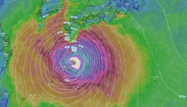 台風10号 (ハイシェン)が発生！西日本直撃コース、最強クラスに成長する恐れ！海水温が下がらず・・・