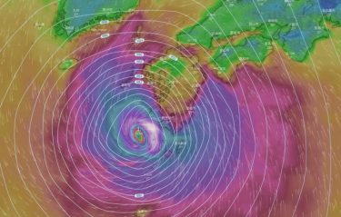 【厳重警戒】最強クラスの台風10号、920hPa前後の勢力で九州直撃へ　日曜から月曜がピークに！