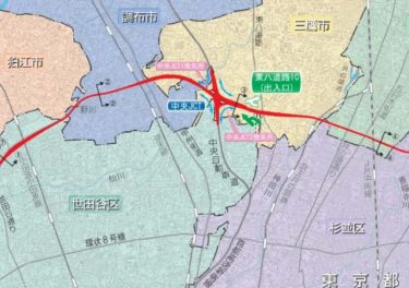 調布市の道路陥没で計画地図を発表！世田谷や練馬などの人口密集地が外環道工事エリアに！NEXCO東日本