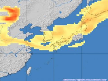 日本全国に黄砂襲来、北海道でも黄砂観測！西～北日本の広い範囲で報告　風景が黄色くなる場所も