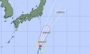 【注意】台風5号(チャンパー)が日本列島に接近へ！明日にも小笠原諸島　梅雨前線とセットで大雨が長引く地域も