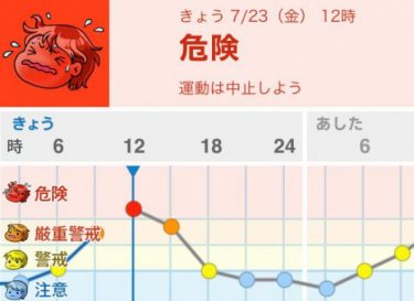 アーチェリー女子選手が熱中症で倒れる！NHK「東京都で32℃以上の最高気温、運動は中止しよう」