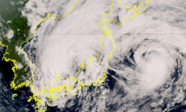 【警戒】台風第9号（ルピート）が西日本に上陸！途中で温帯低気圧に！広島県などに特別警報や緊急安全確保