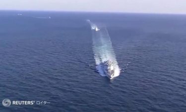 中国とロシアの連合艦隊が鹿児島県の大隅海峡を初通過　日本をほぼ一周　衆議院選挙に合わせてけん制行動か
