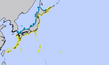 岩手県の警報を注意報に切り替え　日本の太平洋側は津波注意報を継続　トンガの大噴火