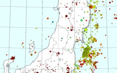 福島震度6強の後も地震止まらず、岩手で震度5強　石垣島北西沖でもM5.9　日本全域で地震活動が活発化