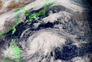 【注意】台風1号(マラカス)が勢力拡大、非常に強い勢力で日本列島へ！関東地方の沖合を通過か　