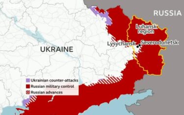 【速報】ウクライナ軍、セベロドネツクから撤退を表明！包囲殲滅を避けて部隊移動　800人以上の兵士が降伏か