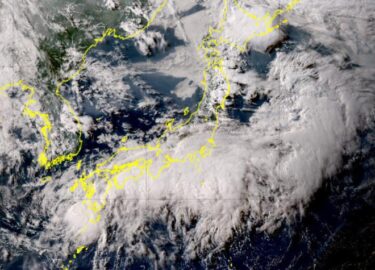 【注意】台風４号が列島横断へ！6日までに雨量300ミリ予想も！5日から九州地方に最接近　
