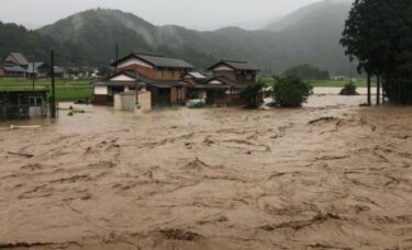 【警戒】滋賀県の高時川で氾濫発生！淀川水系姉川で警戒レベル4相当の氾濫危険情報！24時間で雨量400ミリ以上　