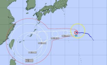【警戒】台風１１号の進路定まらず、小笠原諸島を西側に移動中！３１日に沖縄や九州南部へ　