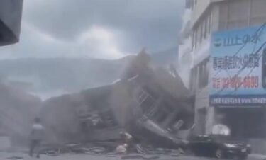 台湾地震で大被害、建物の倒壊や列車の脱線報告が相次ぐ！2日連続の震度6クラスに騒然　日本にも津波注意報