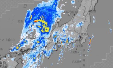 【厳重警戒】台風１４号が近畿地や東海地方に最接近！今夜から大荒れ、明日には首都圏や中越地方へ　