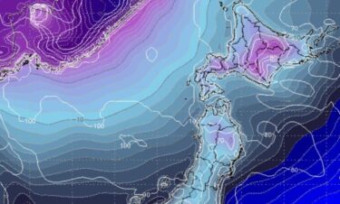 【警戒】最強寒波が到来、日本列島に長期滞在へ！マイナス40℃の寒気が流れ込む！極東ロシアではマイナス60℃　東京マイナス3℃予想　