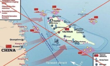 中国軍機計140機が台湾の領空付近に接近！艦隊数十隻で台湾全土を包囲、台湾艦隊とにらみ合いも　2日連続で大規模な軍事演習　