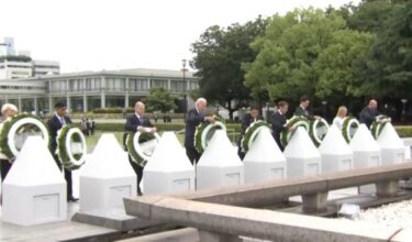 【速報】ウクライナのゼレンスキー大統領、訪日を決定！広島を訪問へ　G7広島サミットが開幕　各国首脳らが原爆慰霊碑に献花