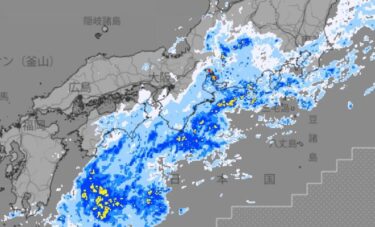 【注意】台風３号と梅雨前線が日本列島に！今夜から明日早朝にかけて本州大雨　１４日も雨予報