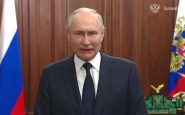 【速報】プーチン大統領が緊急演説！反乱の鎮圧宣言、プリゴジン氏には言及なし　「武装反乱はいかなる場合でも鎮圧される」