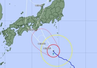 【警戒】気象庁が緊急会見、台風7号の接近で注意呼び掛け！新幹線も計画運休の可能性　明後日に近畿や東海から本州上陸へ　