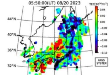 【地震予測】強い磁気嵐を観測！日本上空の電子数も上昇中、M5～6クラスの地震に警戒